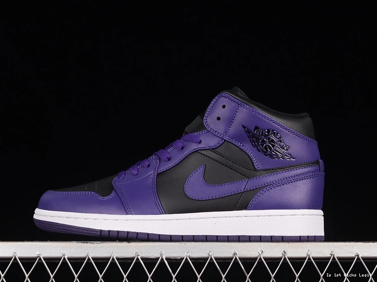 Jordan Purple - Black BQ6472-051 Mid 1 (Women's) 0519